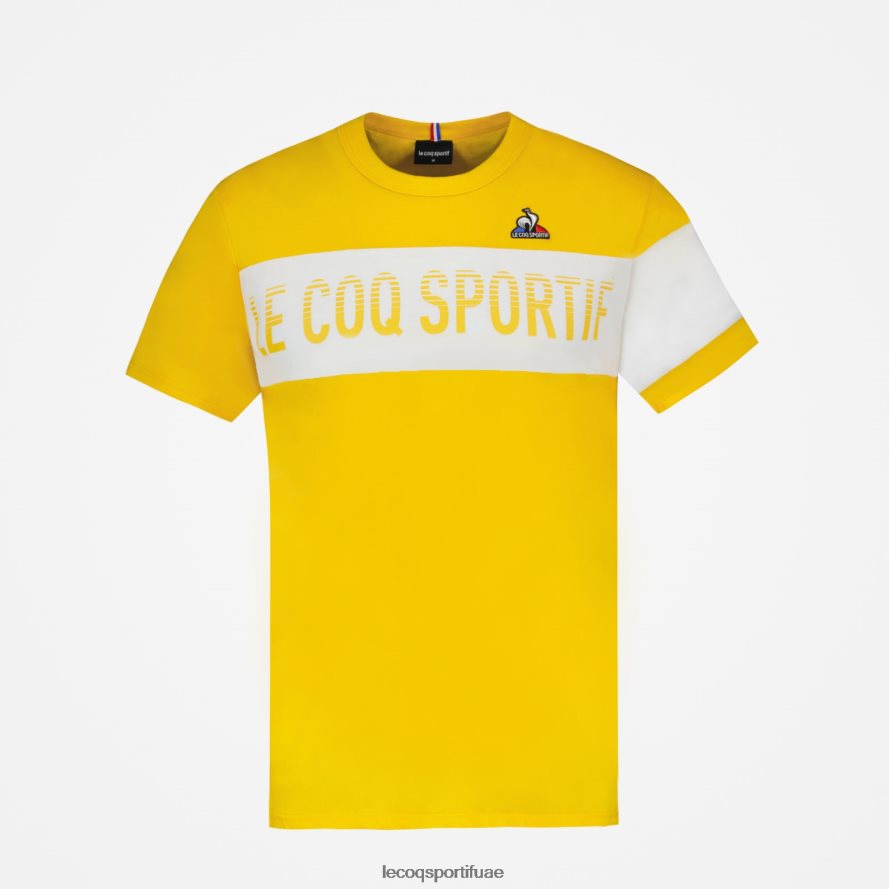 أصفر رجال تي شيرت أصفر Le Coq Sportif ملابس 2684VH449