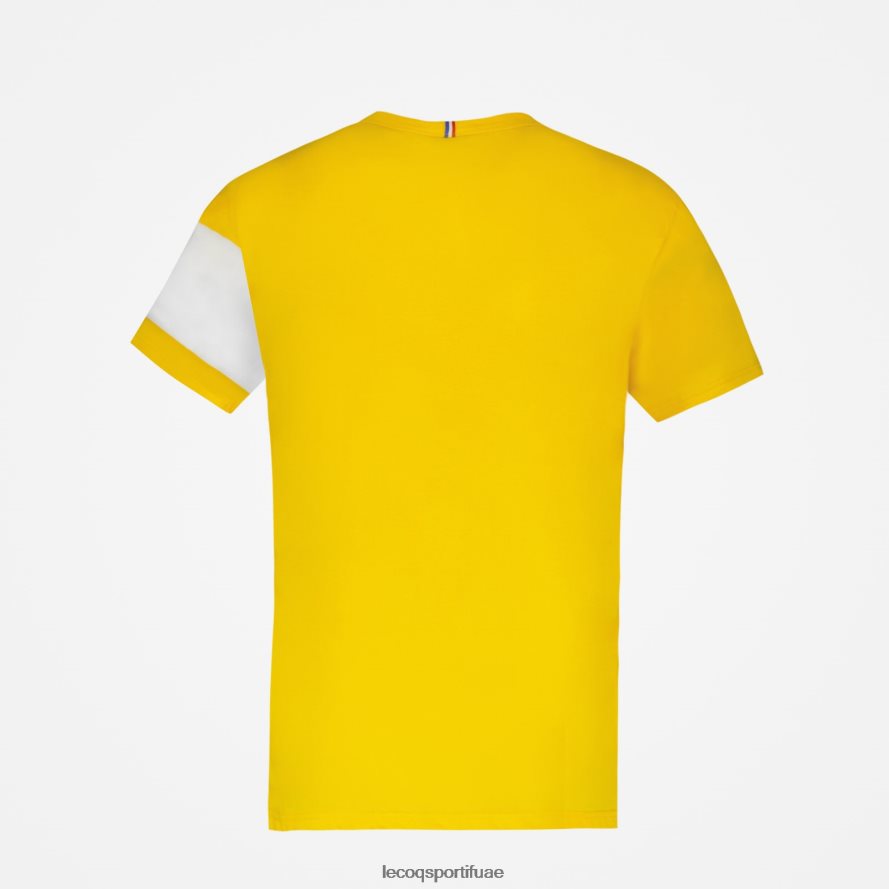 أصفر رجال تي شيرت أصفر Le Coq Sportif ملابس 2684VH449