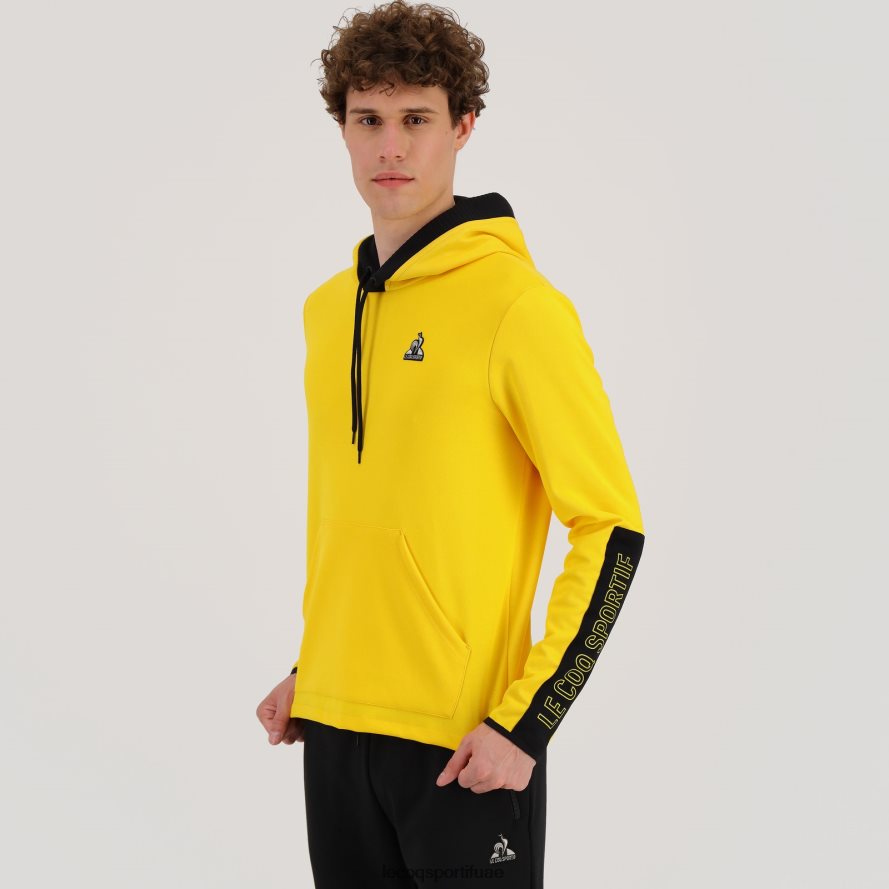 أصفر رجال مقنعين البلوز الأصفر Le Coq Sportif ملابس 2684VH451