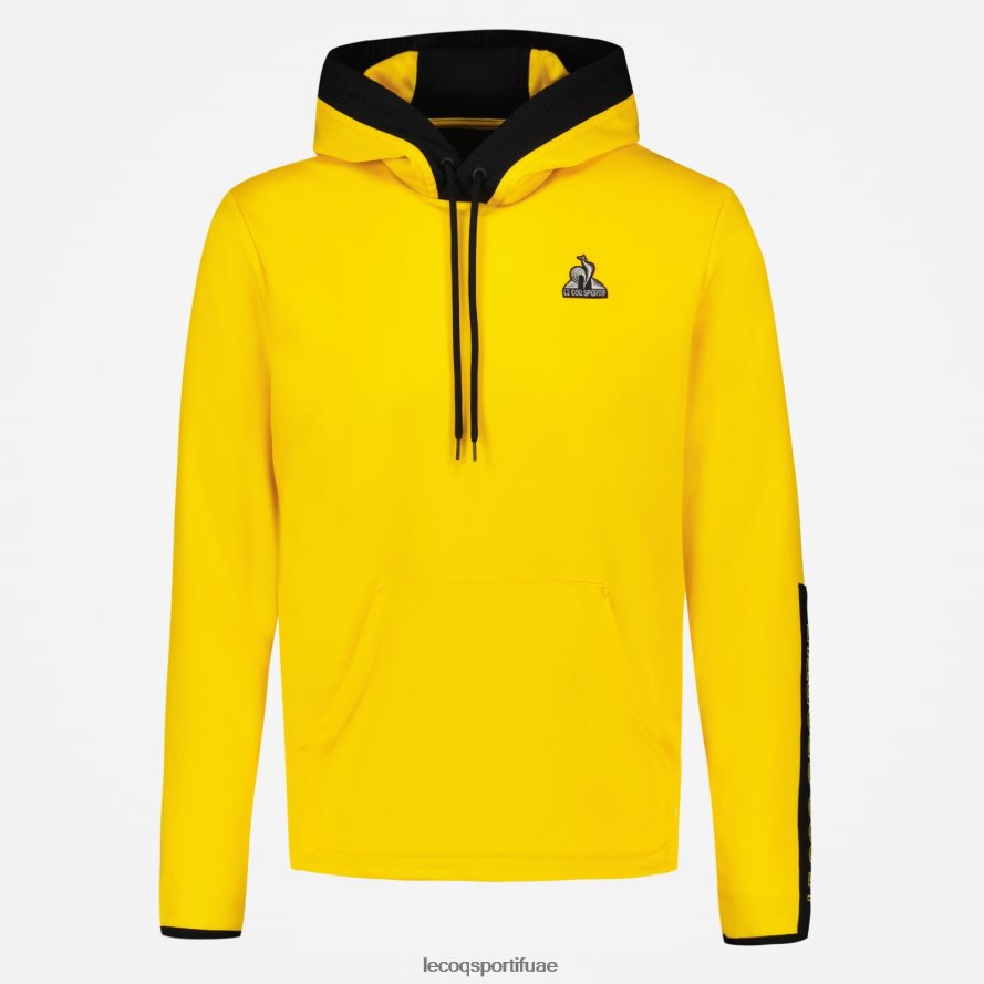 أصفر رجال مقنعين البلوز الأصفر Le Coq Sportif ملابس 2684VH451