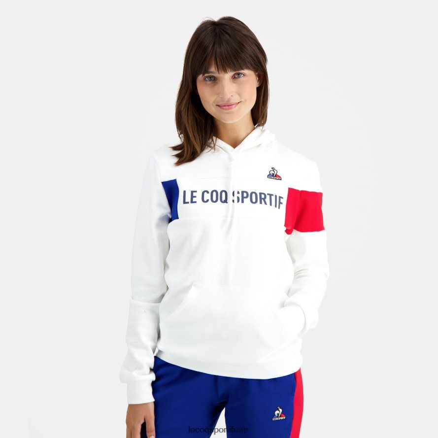 أبيض رجال مقنعين البلوز الأبيض Le Coq Sportif ملابس 2684VH454