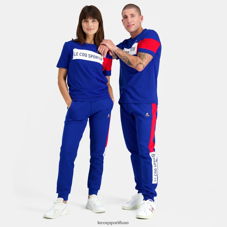 أزرق رجال تي شيرت أزرق Le Coq Sportif ملابس 2684VH457