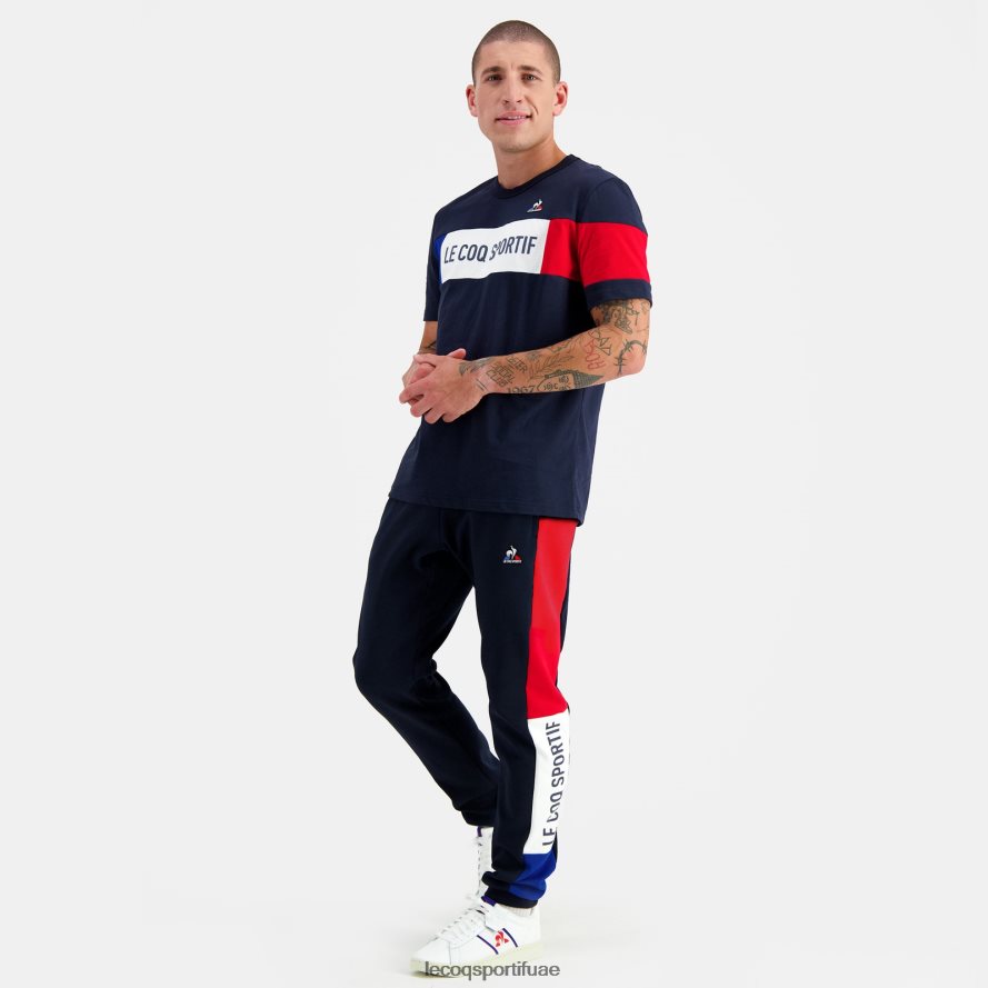 أزرق رجال تي شيرت أزرق Le Coq Sportif ملابس 2684VH458