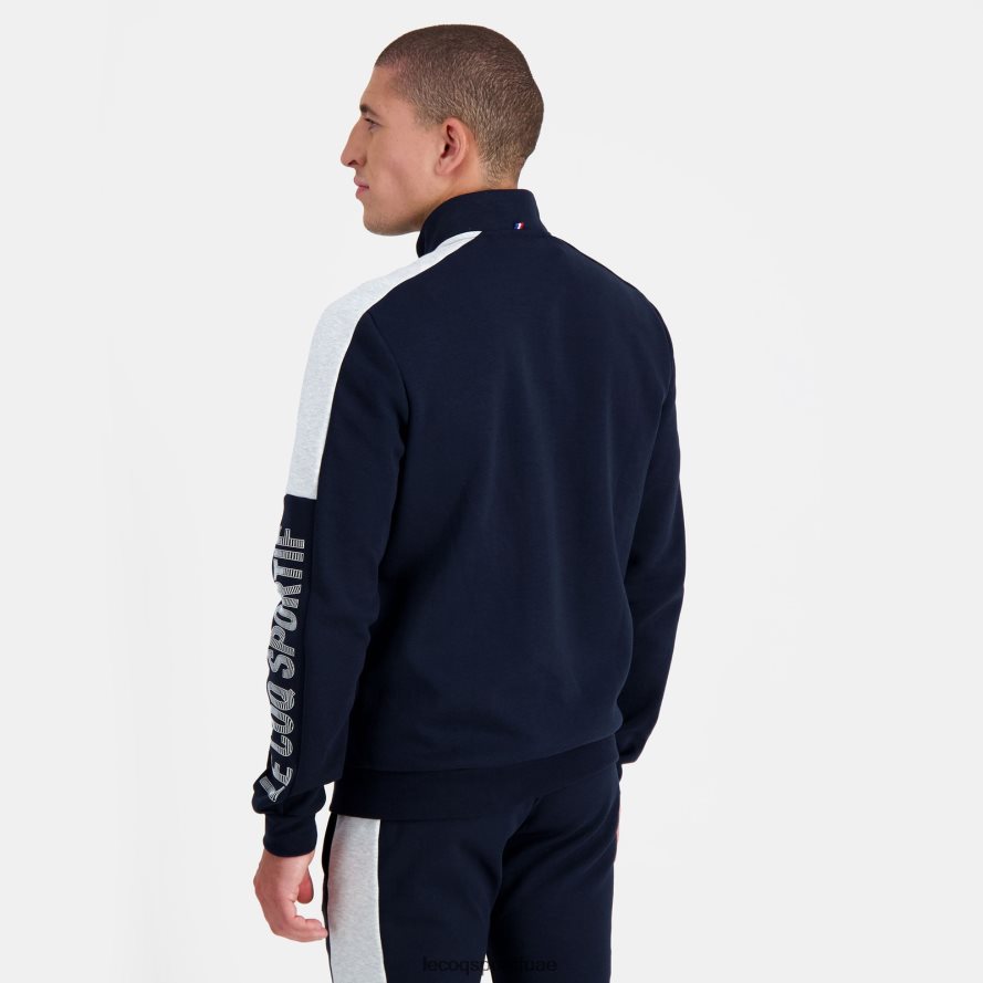 أزرق رجال البلوز مضغوط الأزرق Le Coq Sportif ملابس 2684VH459