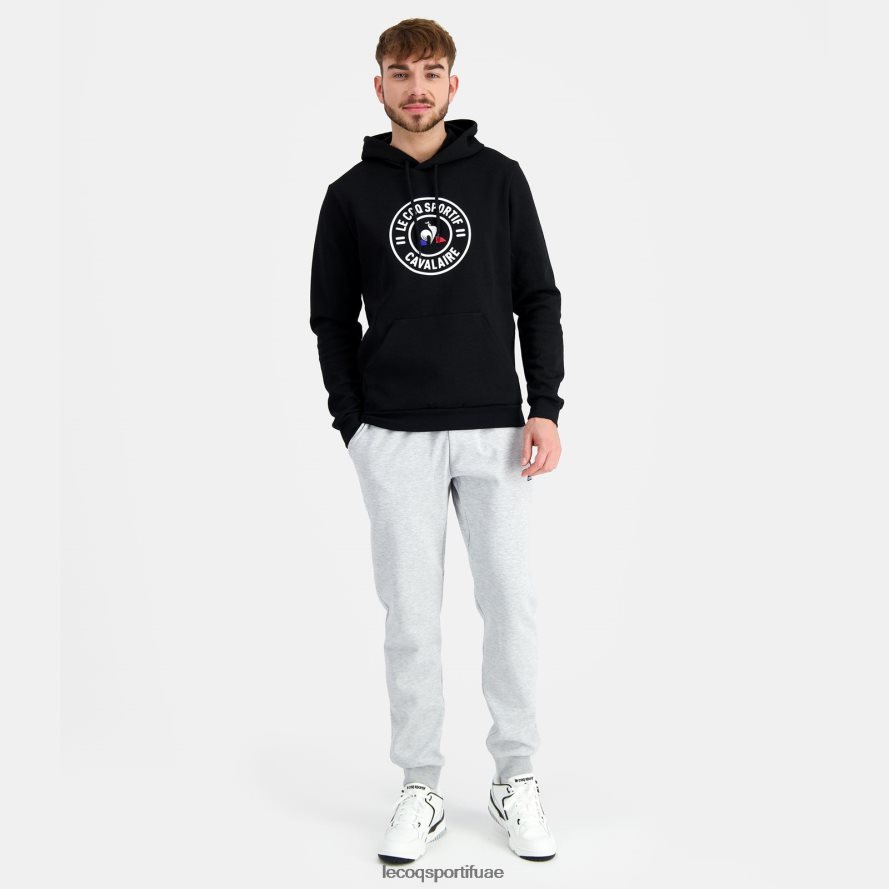 أسود رجال مقنعين البلوز الأسود Le Coq Sportif ملابس 2684VH45