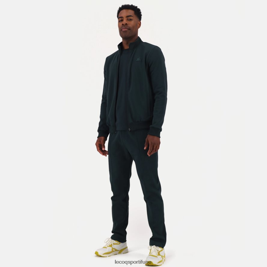 أخضر رجال سترة مضغوطة باللون الأخضر Le Coq Sportif ملابس 2684VH463