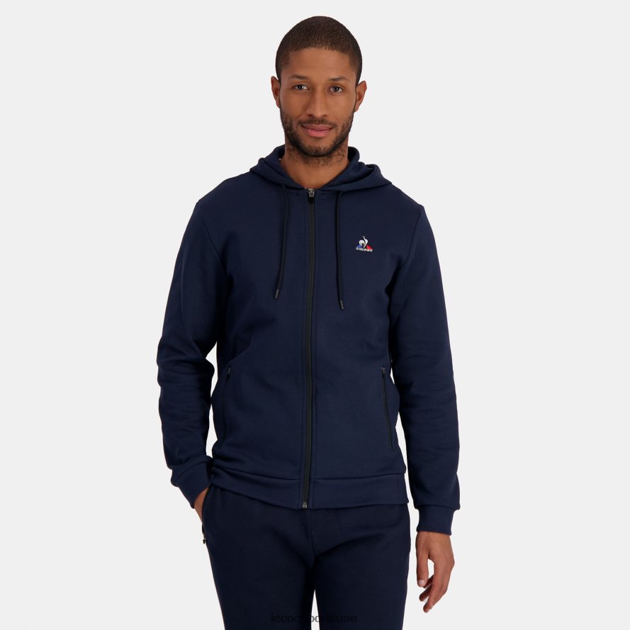 أزرق رجال سترة مقنعين مع الرمز البريدي الأزرق Le Coq Sportif ملابس 2684VH47