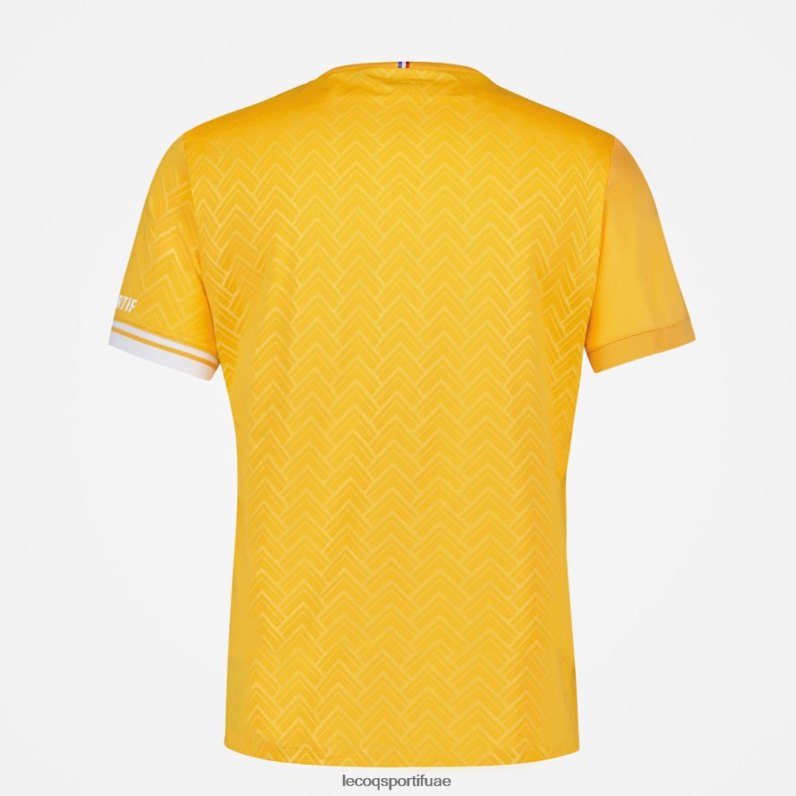 البرتقالي رجال تي شيرت برتقالي Le Coq Sportif ملابس 2684VH478