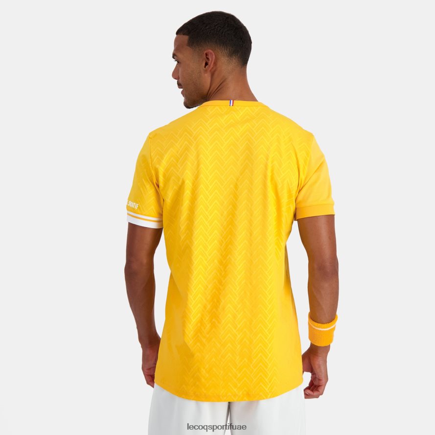 البرتقالي رجال تي شيرت برتقالي Le Coq Sportif ملابس 2684VH478