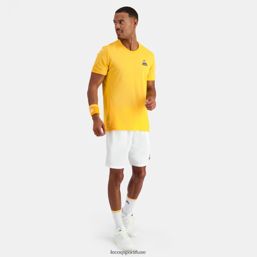 البرتقالي رجال تي شيرت برتقالي Le Coq Sportif ملابس 2684VH478