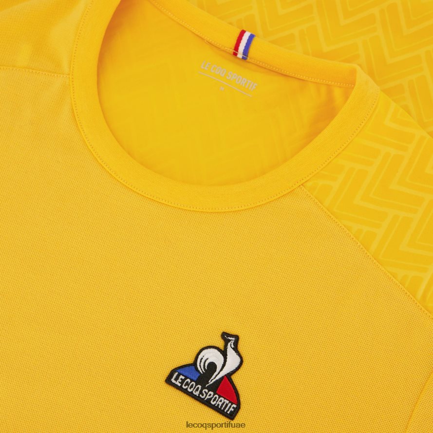 البرتقالي رجال تي شيرت برتقالي Le Coq Sportif ملابس 2684VH478