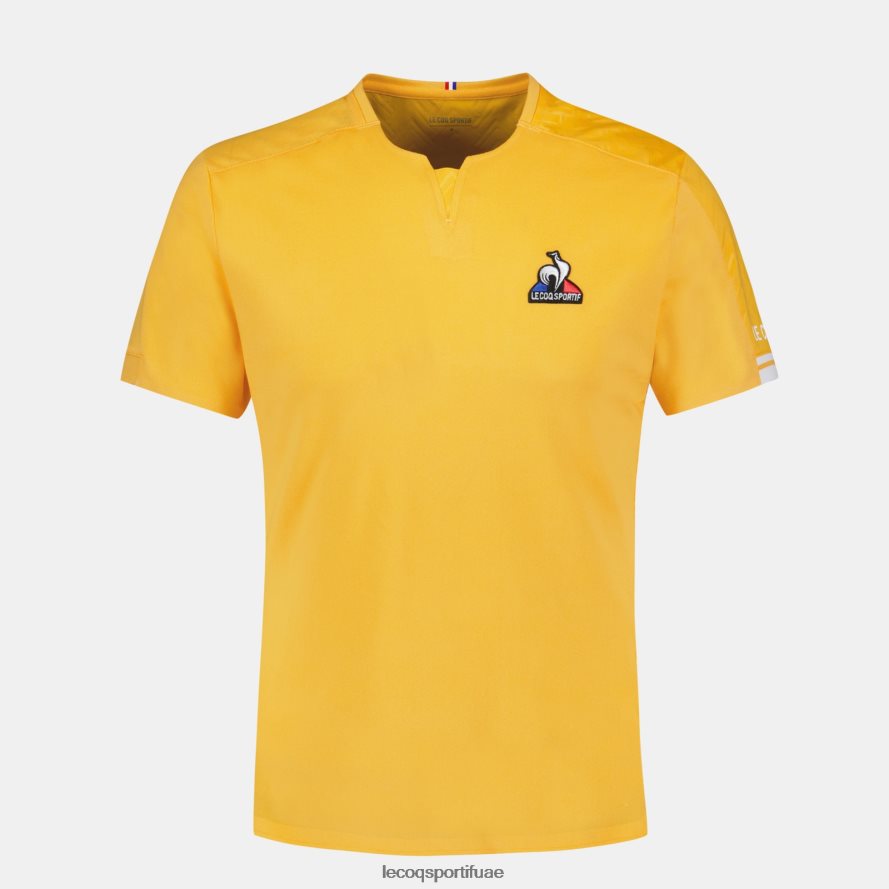 البرتقالي رجال تي شيرت برتقالي Le Coq Sportif ملابس 2684VH483