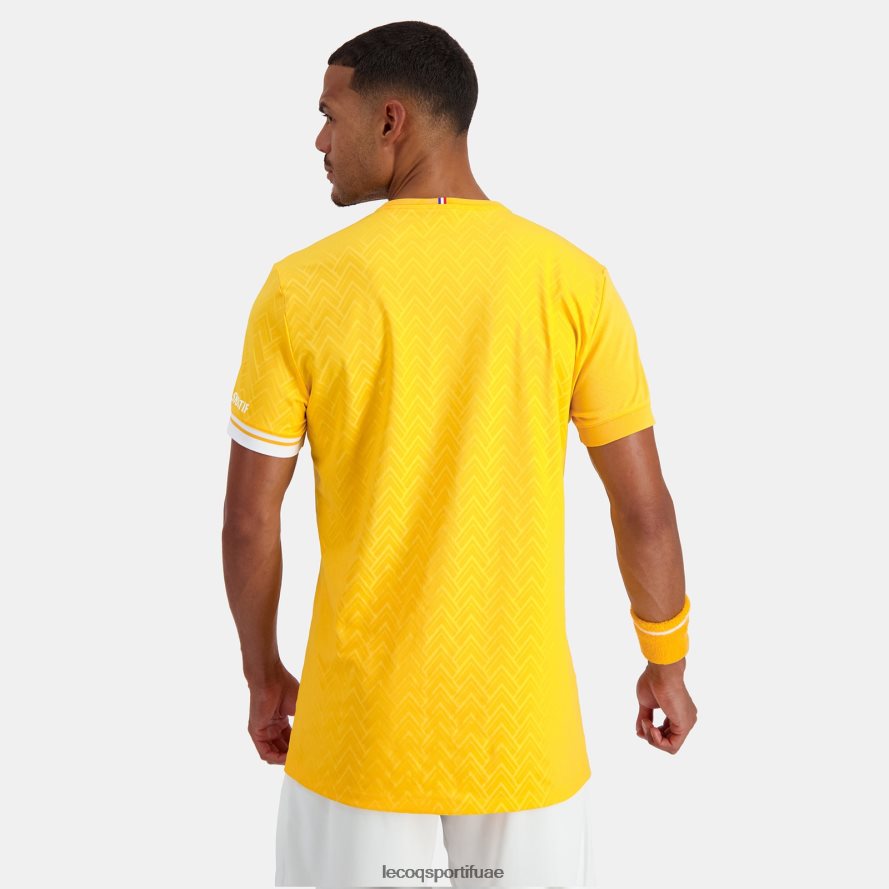 البرتقالي رجال تي شيرت برتقالي Le Coq Sportif ملابس 2684VH483