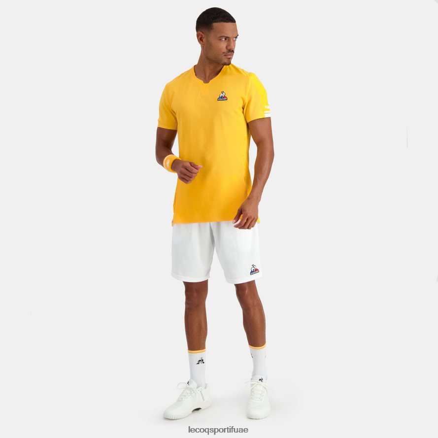 البرتقالي رجال تي شيرت برتقالي Le Coq Sportif ملابس 2684VH483