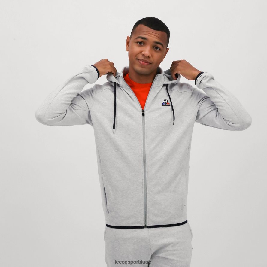 رمادي رجال سترة مقنعين مع الرمز البريدي الرمادي Le Coq Sportif ملابس 2684VH485