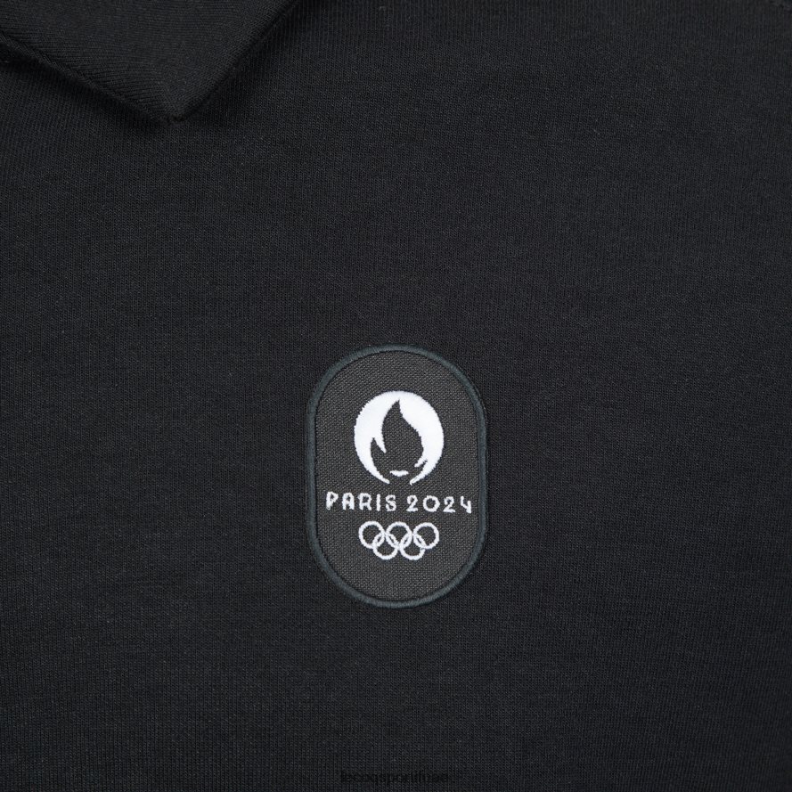 أسود رجال سترة مضغوطة سوداء Le Coq Sportif ملابس 2684VH489