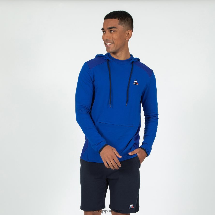 أزرق رجال مقنعين البلوز الأزرق Le Coq Sportif ملابس 2684VH491