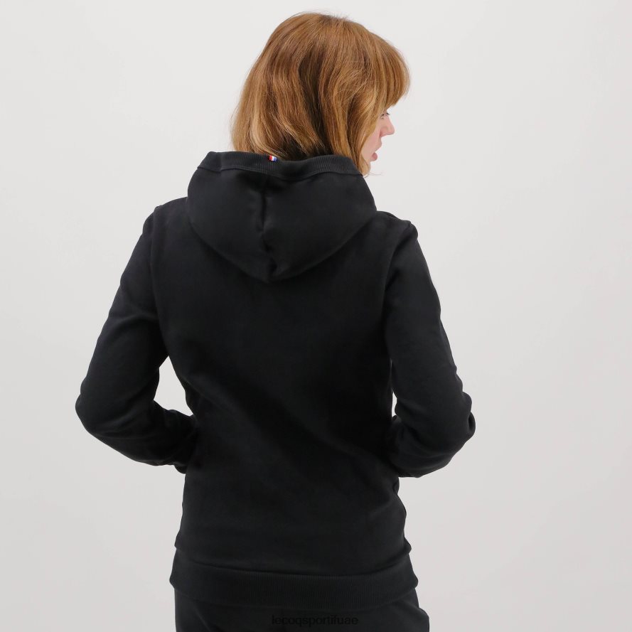 أسود رجال مقنعين البلوز الأسود Le Coq Sportif ملابس 2684VH493