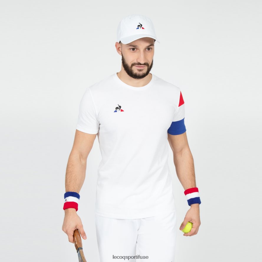 أبيض رجال تي شيرت أبيض Le Coq Sportif ملابس 2684VH497