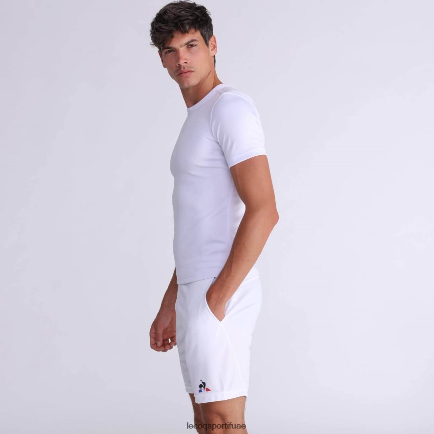 أبيض رجال شورت أبيض Le Coq Sportif ملابس 2684VH514
