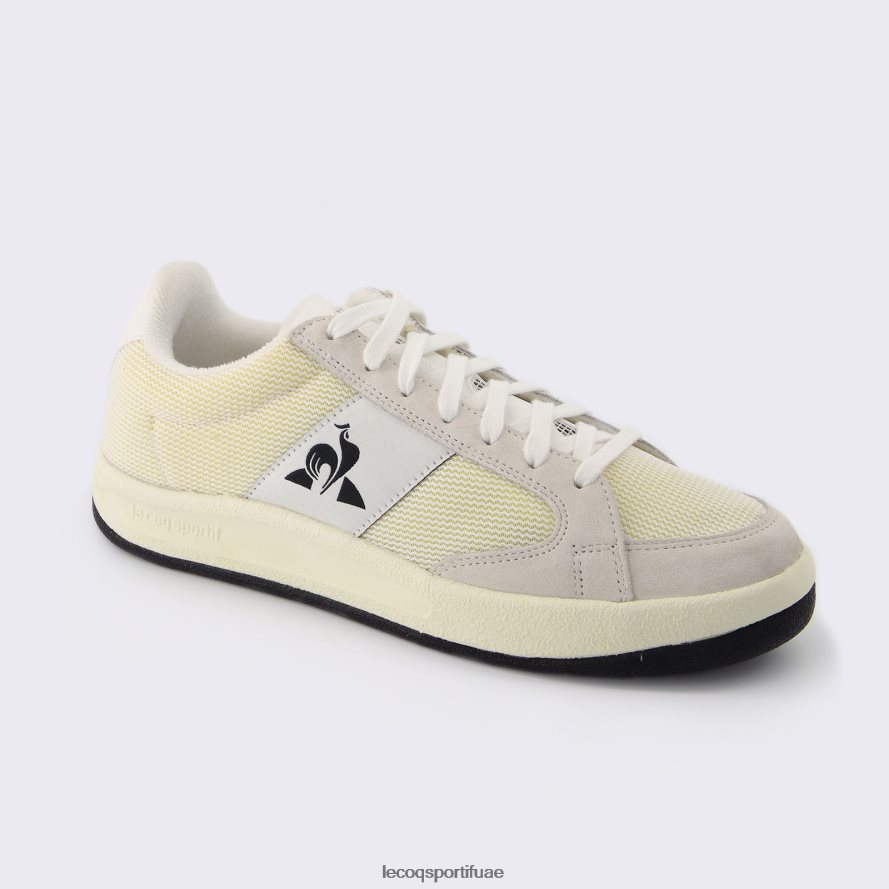 أبيض رجال فريق رماد الحذاء باللون الأبيض Le Coq Sportif أحذية 2684VH534