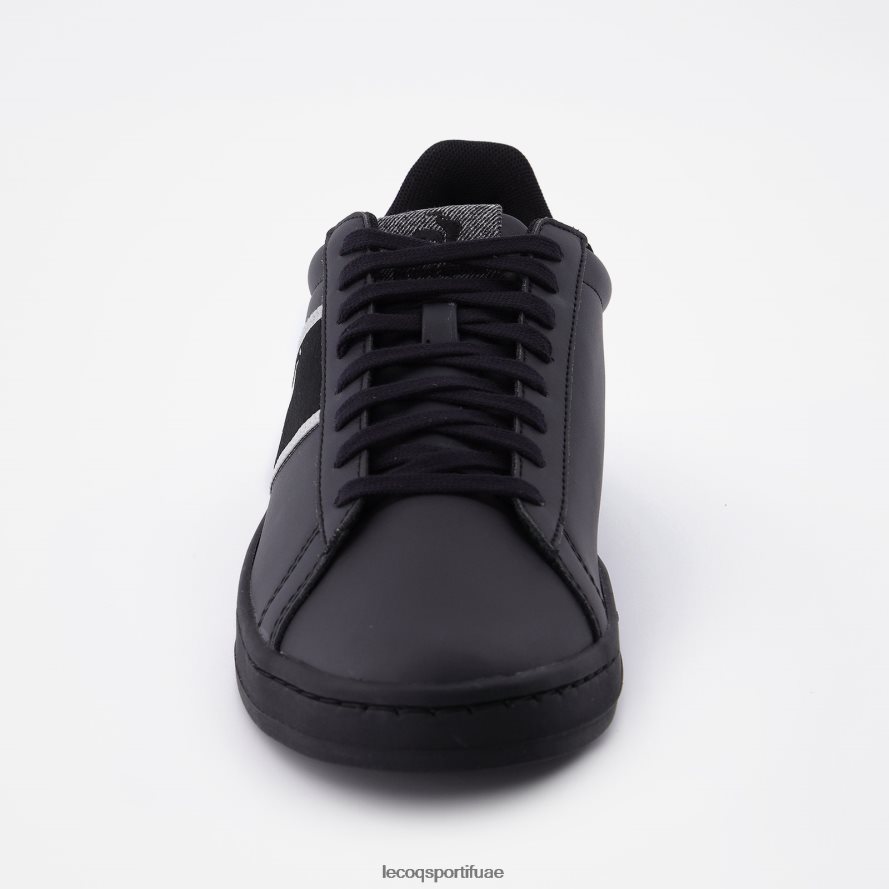 رمادي رجال حذاء كلاسيكي ناعم من الدنيم باللون الرمادي Le Coq Sportif أحذية 2684VH552