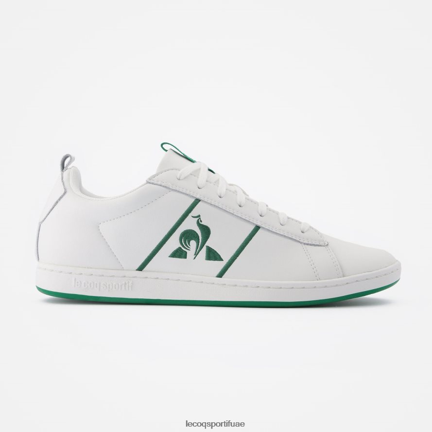أبيض رجال حذاء كورت كلاسيك سبورت باللون الأبيض Le Coq Sportif أحذية 2684VH561