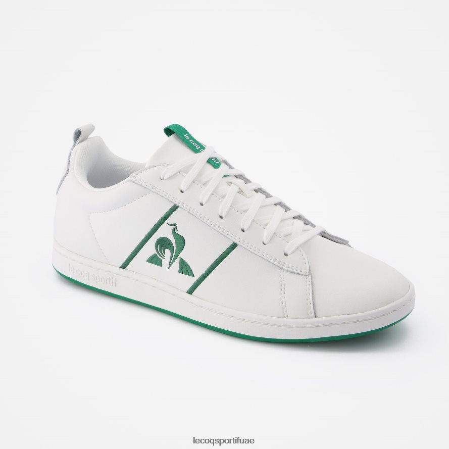 أبيض رجال حذاء كورت كلاسيك سبورت باللون الأبيض Le Coq Sportif أحذية 2684VH561