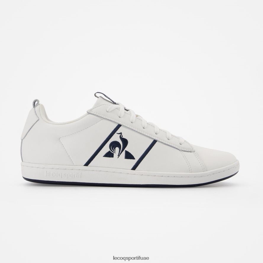 أبيض رجال حذاء كورت كلاسيك سبورت باللون الأبيض Le Coq Sportif أحذية 2684VH562