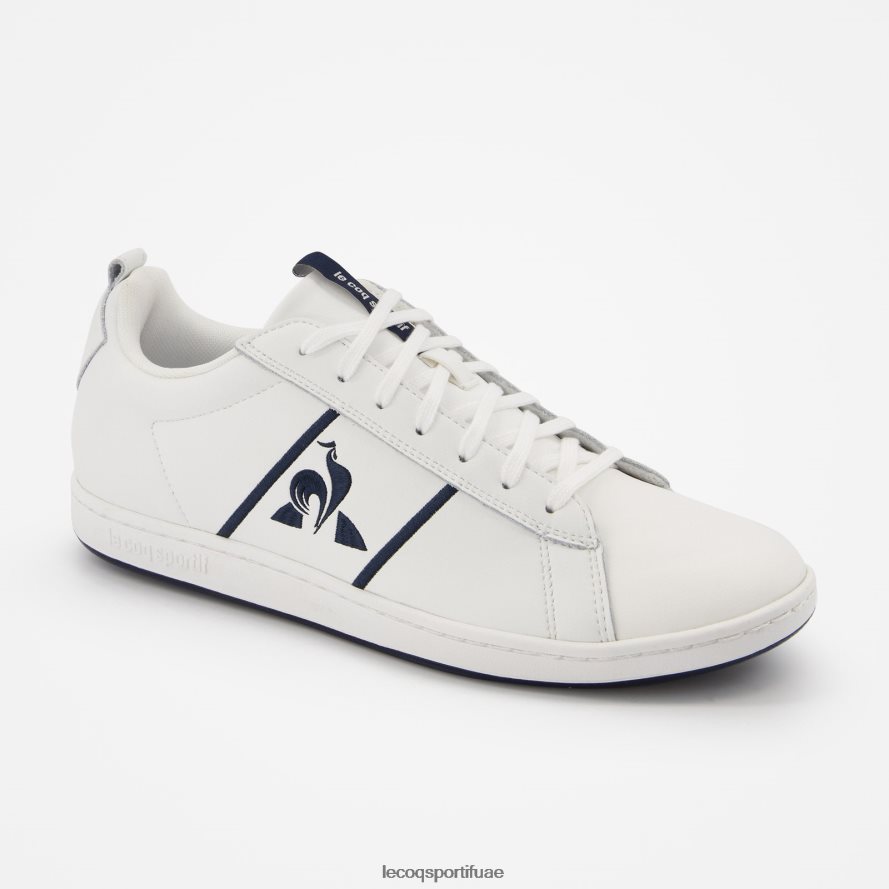 أبيض رجال حذاء كورت كلاسيك سبورت باللون الأبيض Le Coq Sportif أحذية 2684VH562