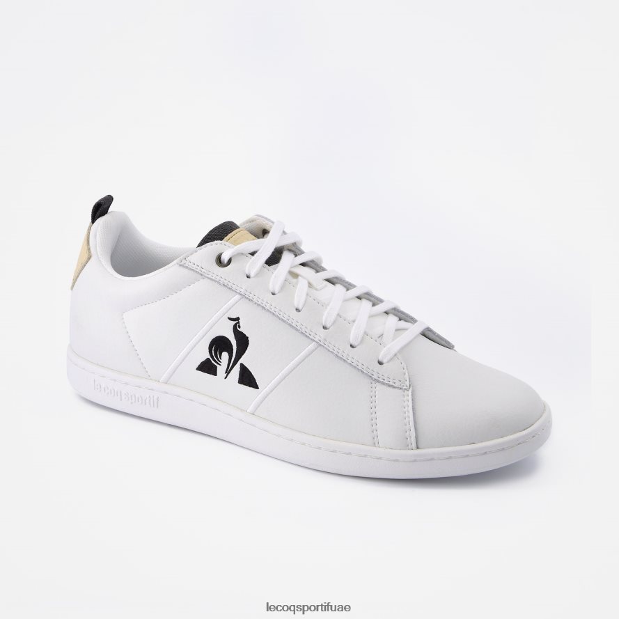 أبيض رجال حذاء كورت كلاسيكي أبيض Le Coq Sportif أحذية 2684VH564