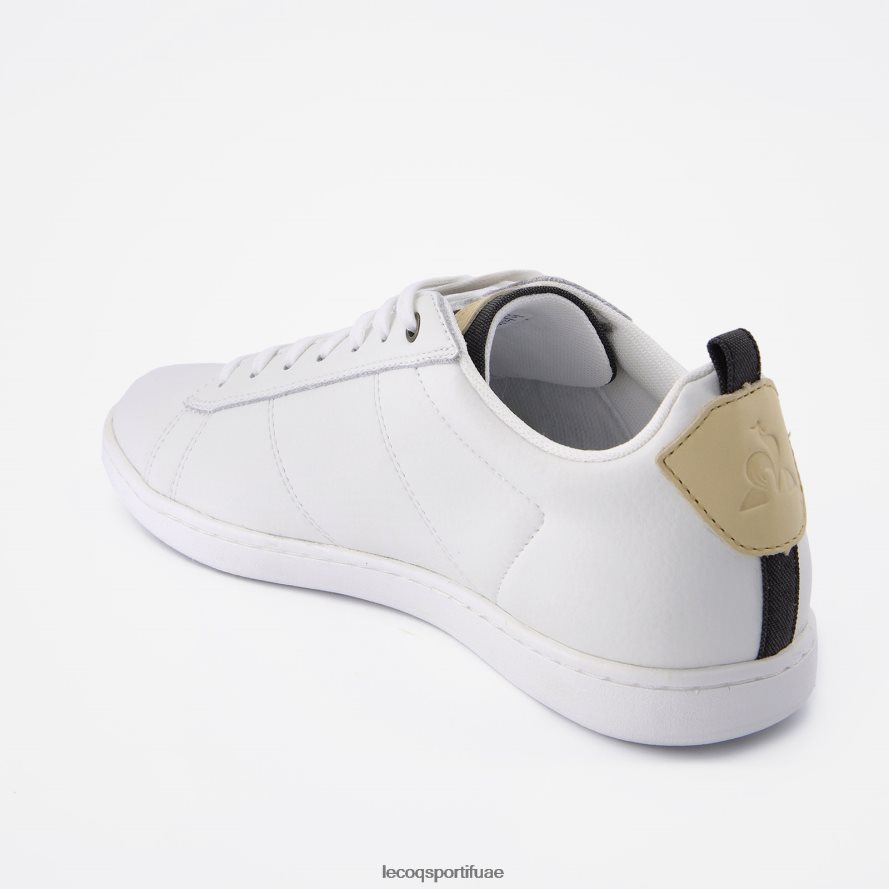 أبيض رجال حذاء كورت كلاسيكي أبيض Le Coq Sportif أحذية 2684VH564