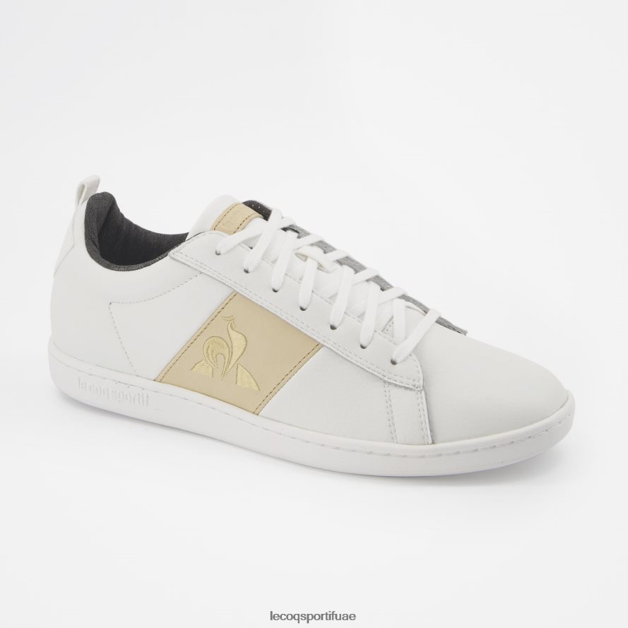 أبيض رجال حذاء كورت كلاسيكي أبيض Le Coq Sportif أحذية 2684VH565