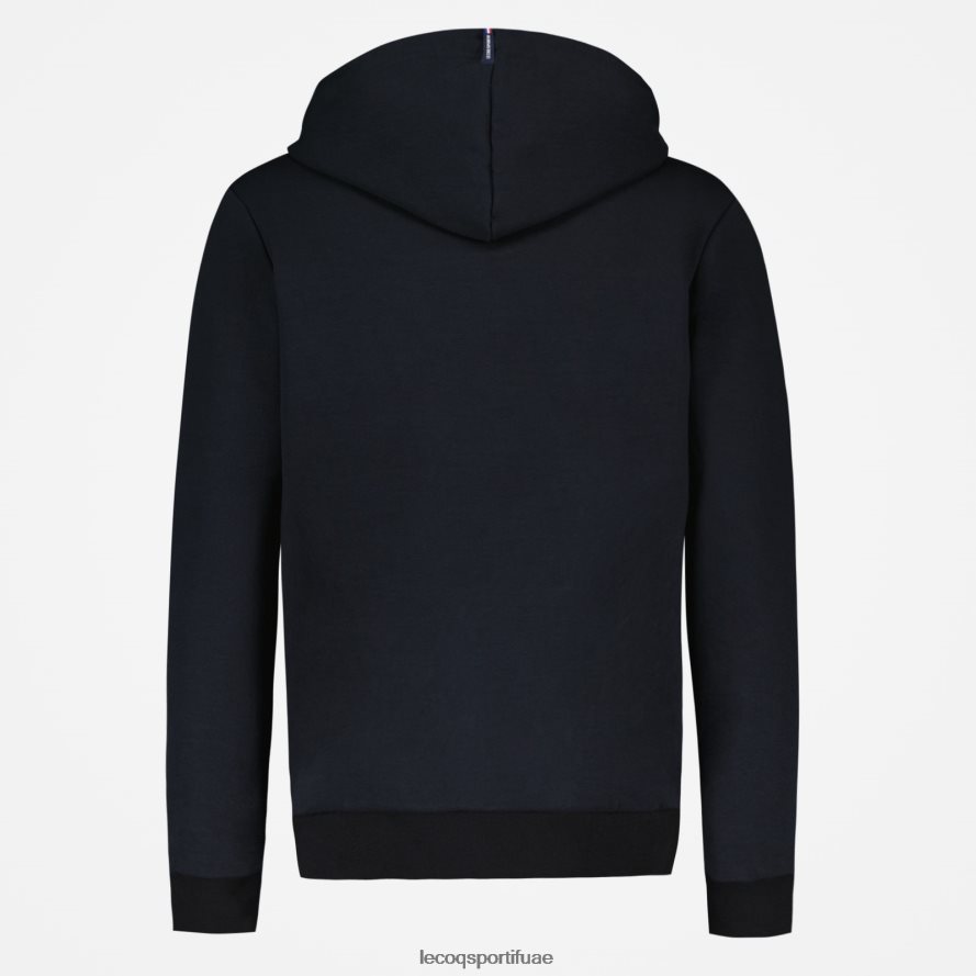 أسود رجال سترة مقنعين مع الرمز البريدي الأسود Le Coq Sportif ملابس 2684VH56