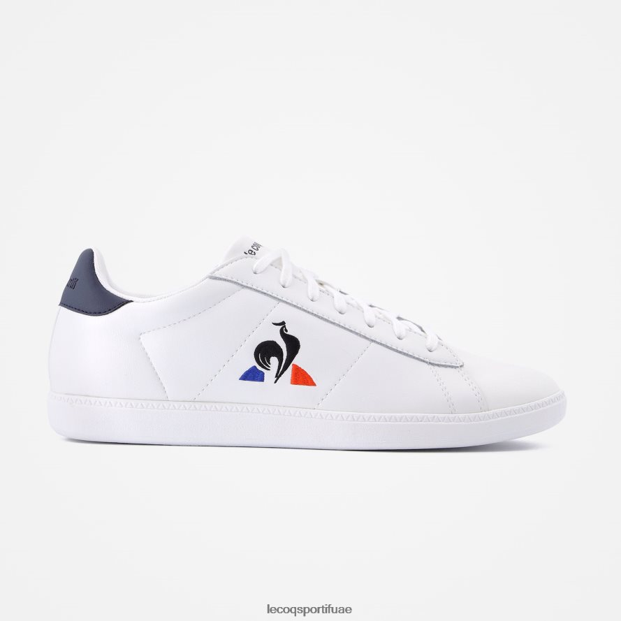 أبيض رجال حذاء كورتسيت أبيض Le Coq Sportif أحذية 2684VH588