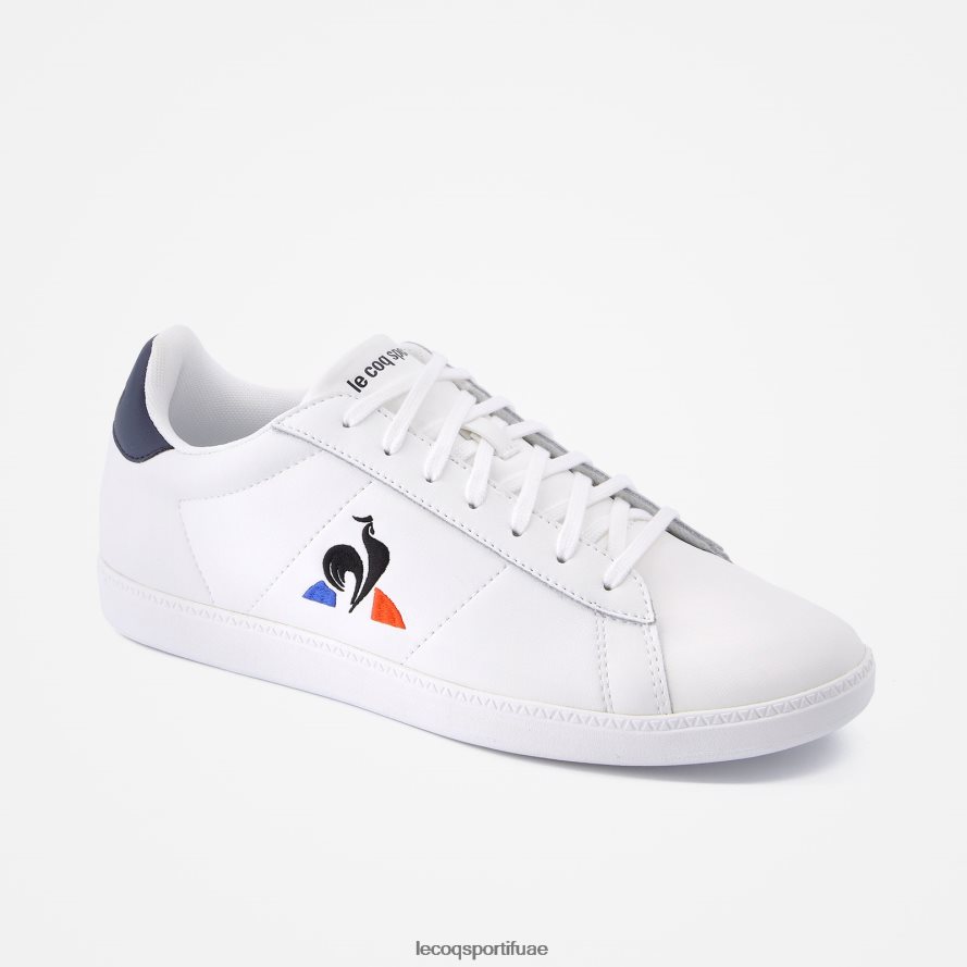 أبيض رجال حذاء كورتسيت أبيض Le Coq Sportif أحذية 2684VH588