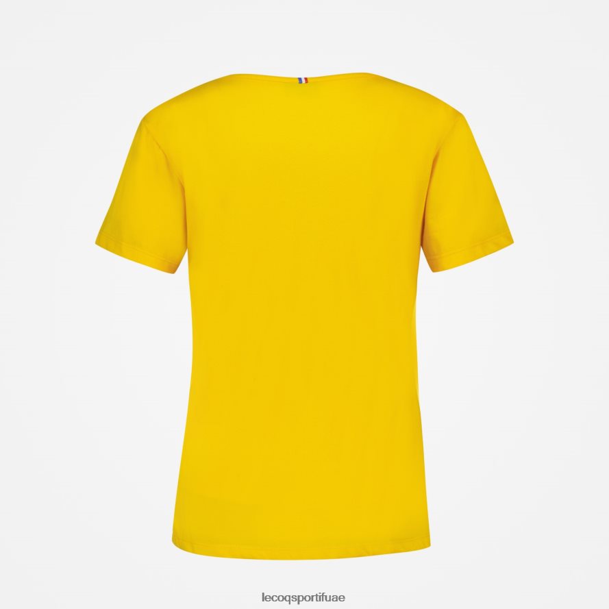 أصفر نحيف تي شيرت أصفر Le Coq Sportif ملابس 2684VH594