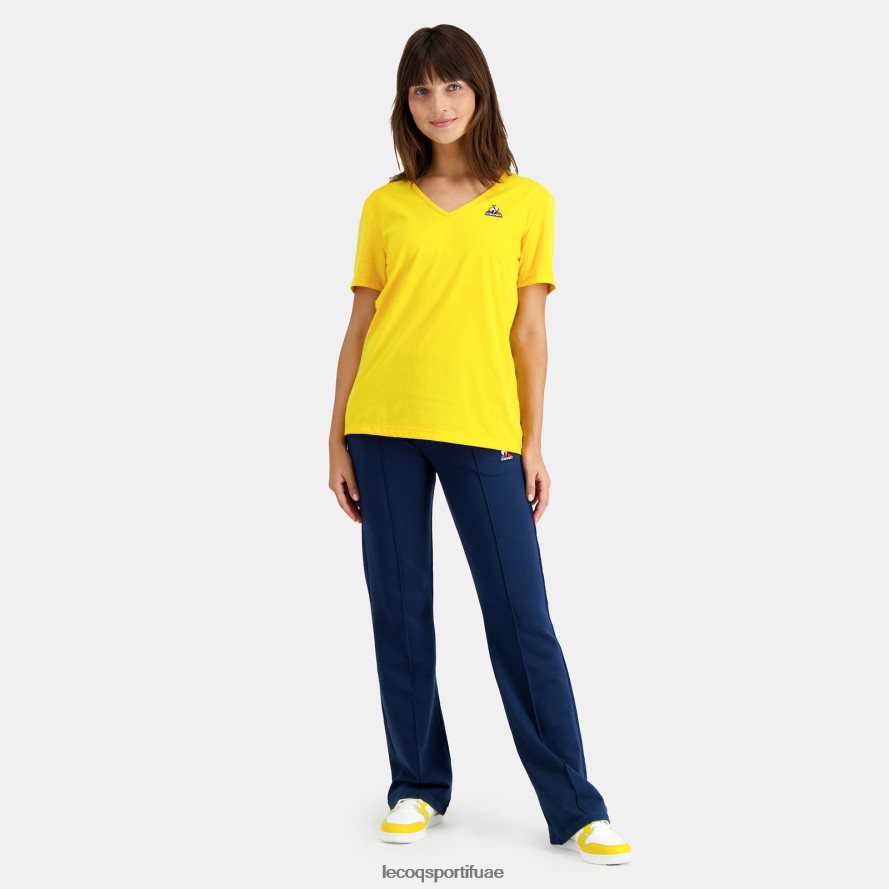 أصفر نحيف تي شيرت أصفر Le Coq Sportif ملابس 2684VH594