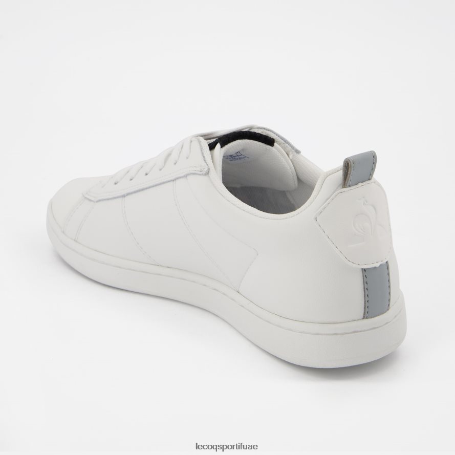 أبيض نحيف حذاء كورت كلاسيكي مع نباتات بيضاء Le Coq Sportif أحذية 2684VH632