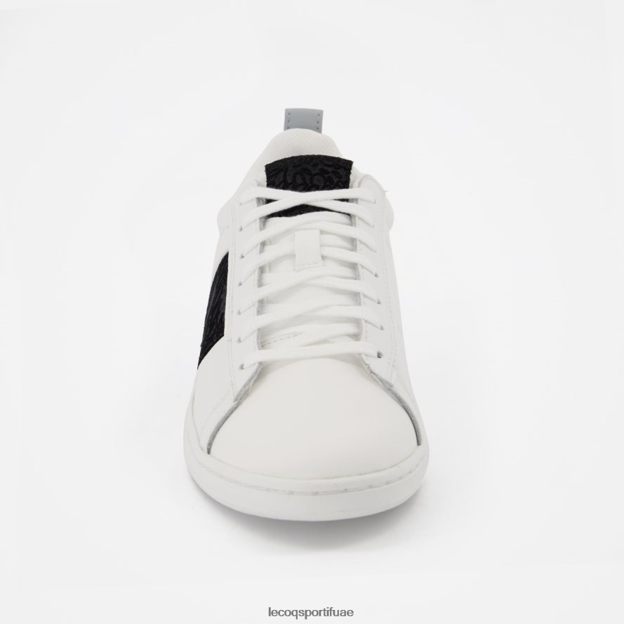 أبيض نحيف حذاء كورت كلاسيكي مع نباتات بيضاء Le Coq Sportif أحذية 2684VH632