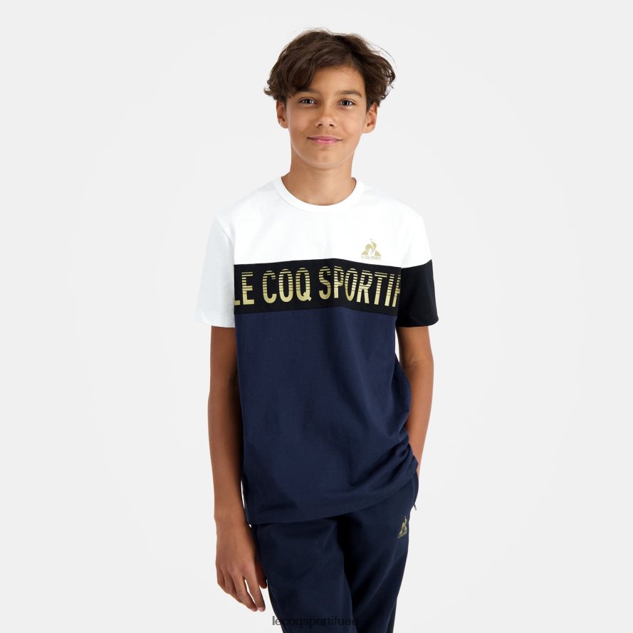 أزرق أطفال تي شيرت أزرق Le Coq Sportif ملابس 2684VH639