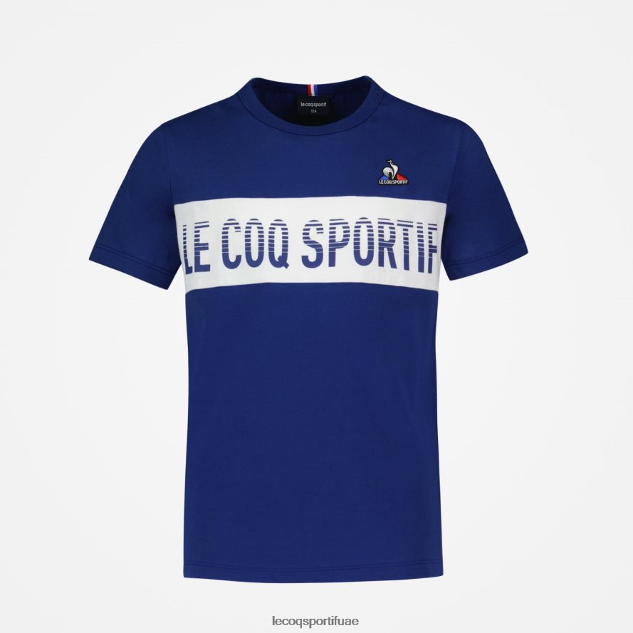 أزرق أطفال تي شيرت أزرق Le Coq Sportif ملابس 2684VH644