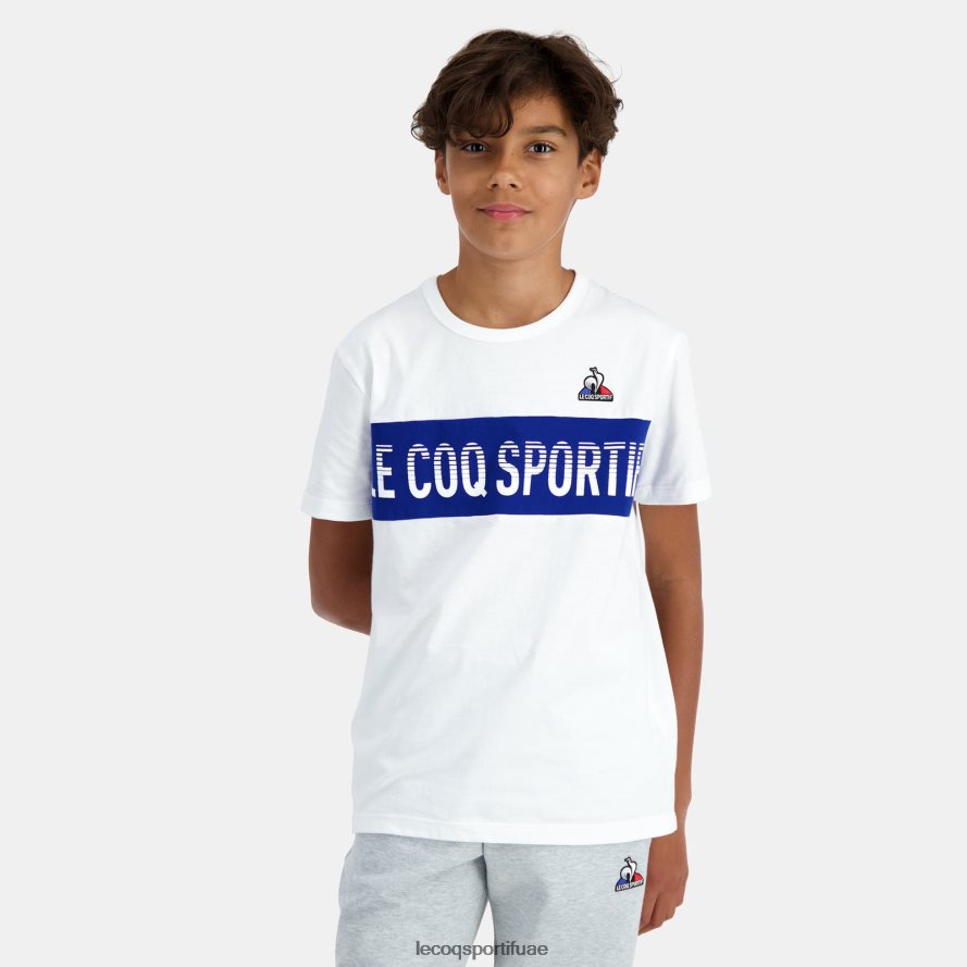 أبيض أطفال تي شيرت أبيض Le Coq Sportif ملابس 2684VH646