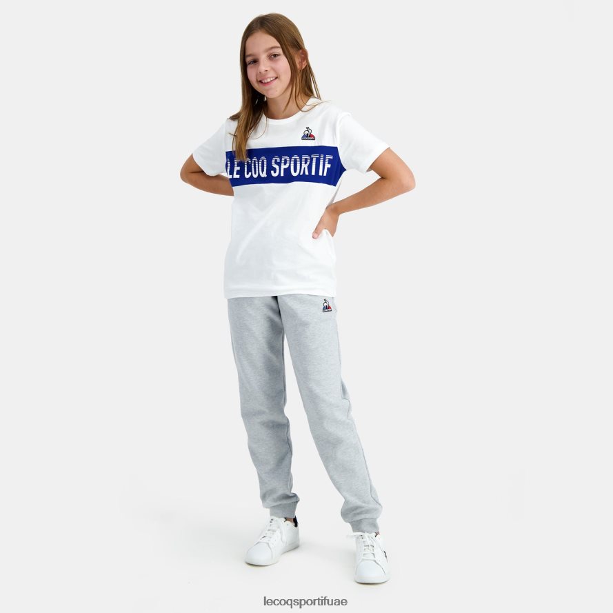 أبيض أطفال تي شيرت أبيض Le Coq Sportif ملابس 2684VH646
