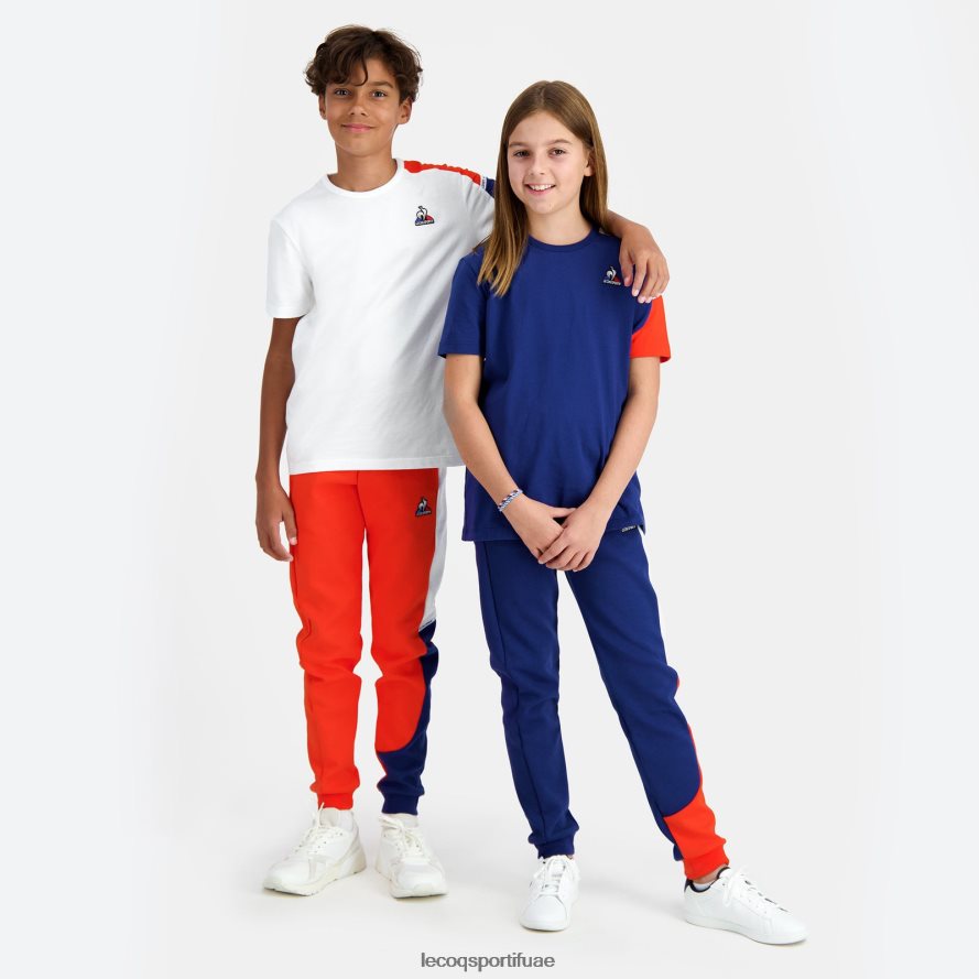 أبيض أطفال تي شيرت أبيض Le Coq Sportif ملابس 2684VH649