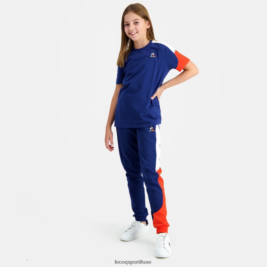 أزرق أطفال تي شيرت أزرق Le Coq Sportif ملابس 2684VH651