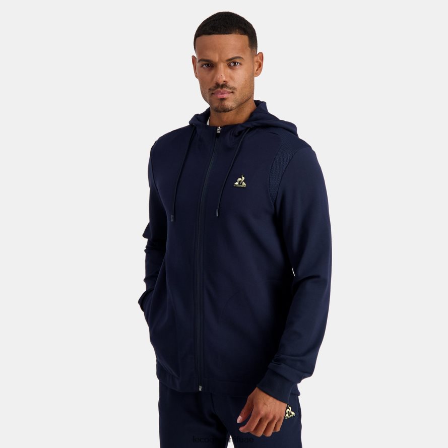 أزرق رجال سترة مقنعين مع الرمز البريدي الأزرق Le Coq Sportif ملابس 2684VH69