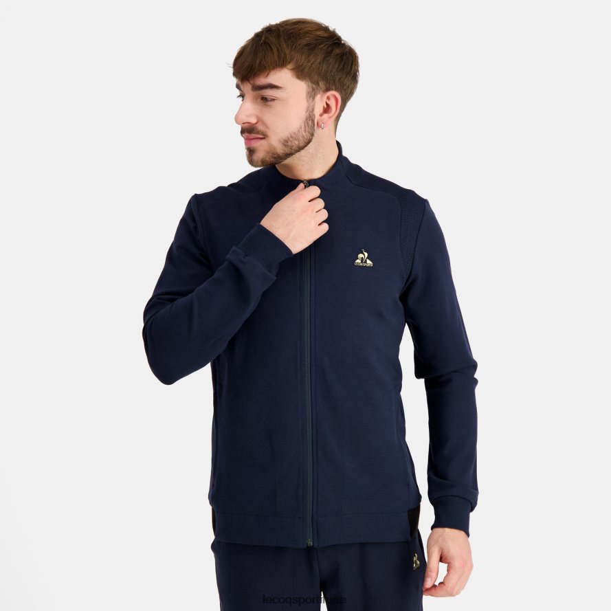 أزرق رجال البلوز مضغوط الأزرق Le Coq Sportif ملابس 2684VH71