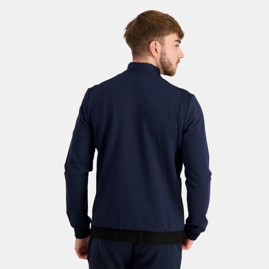 أزرق رجال البلوز مضغوط الأزرق Le Coq Sportif ملابس 2684VH71