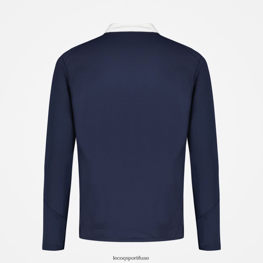 أزرق رجال البلوز مضغوط الأزرق Le Coq Sportif ملابس 2684VH74